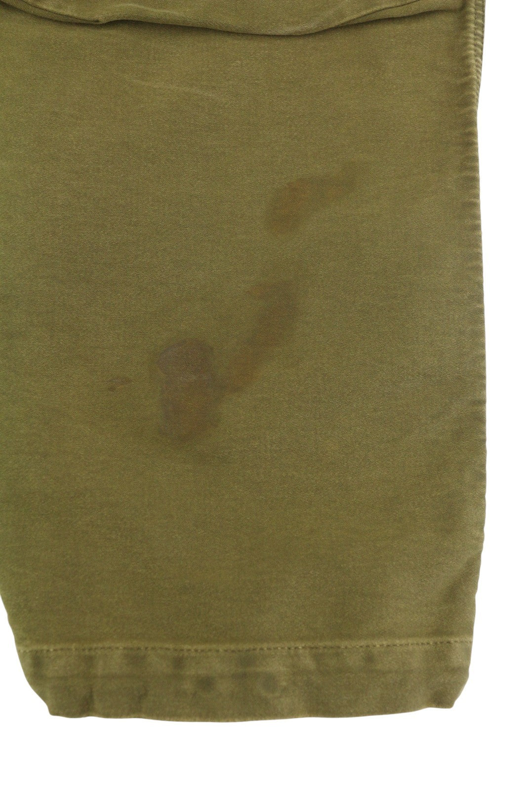 R13 Ankle Military Women Trousers 25 Olive Garment Dyed Cargo Logo FW25 RRP1199