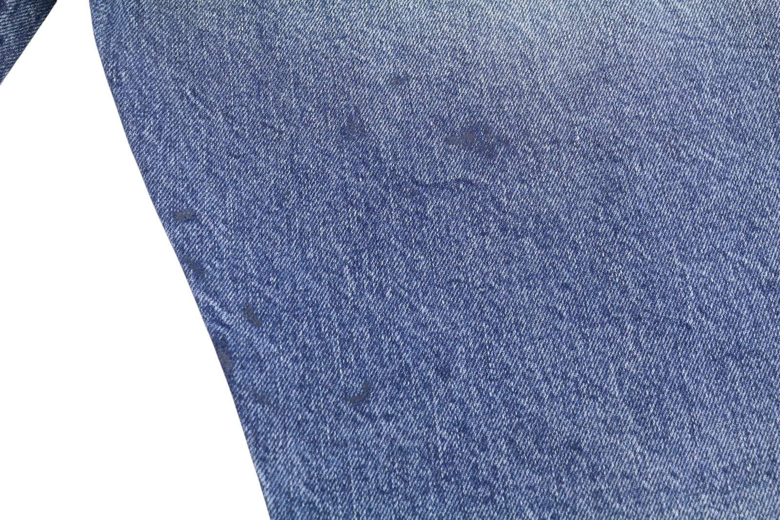 R13 Boyfriend Women Jeans 30 Jasper Straight Fit Whiskers Faded Ankle Blue PF25