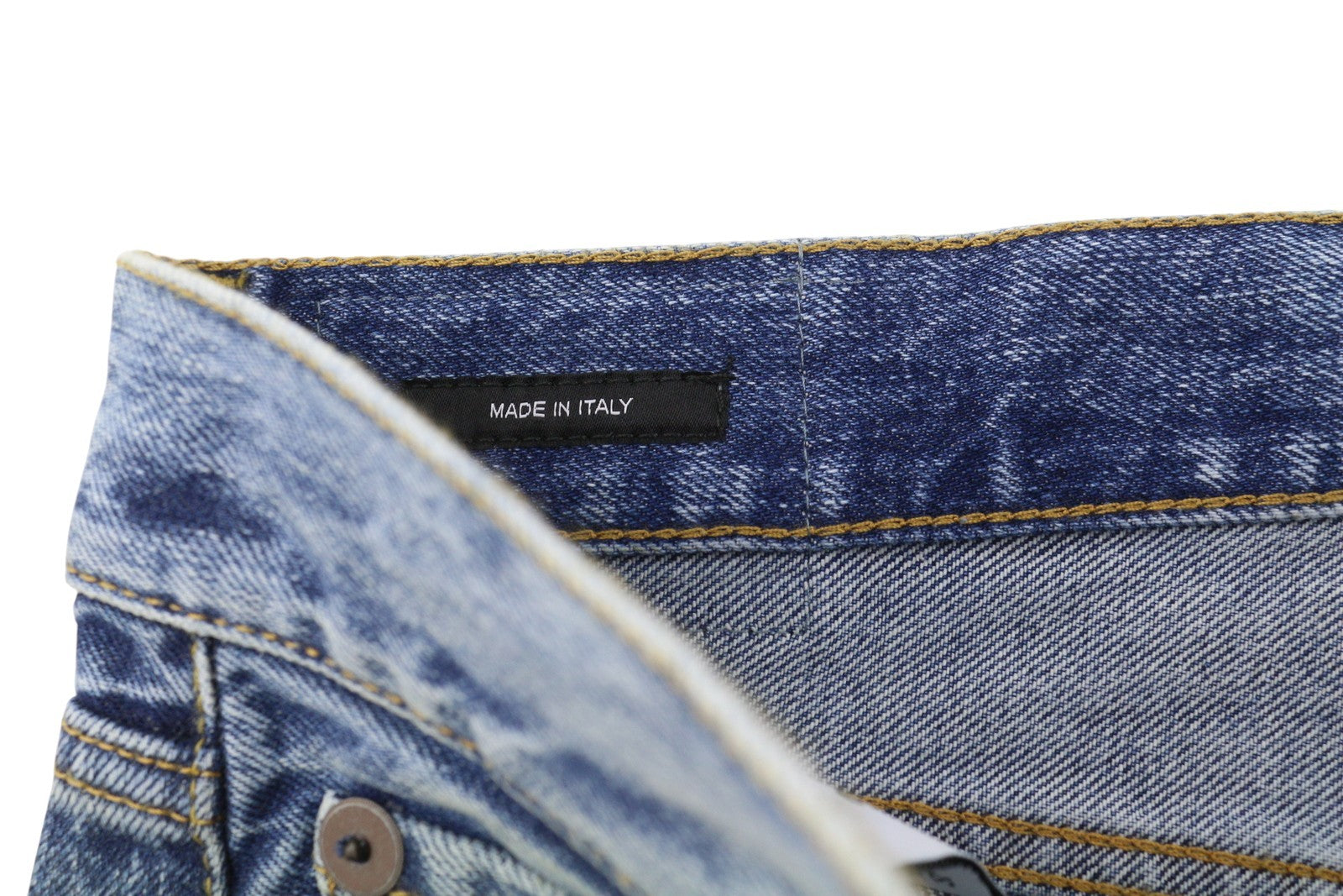 R13 Boyfriend Women Jeans 30 Jasper Straight Fit Whiskers Faded Ankle Blue PF25