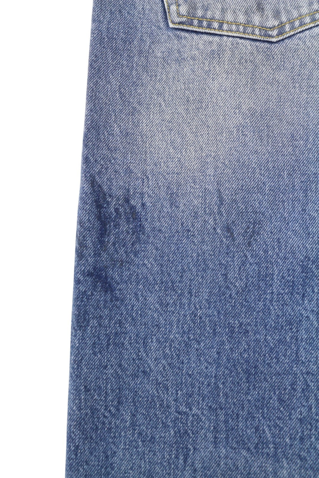 R13 Cuffed X-BF Women Jeans 27 Jasper Straight Whiskers Faded Blue Ankle PF25