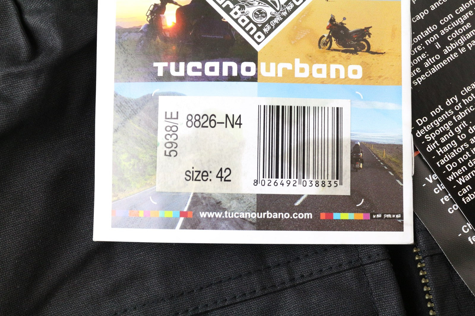 TUCANO URBANO Queen moteriška IT42 juoda vaškuota grynos medvilnės vėjui nepralaidi striukė 