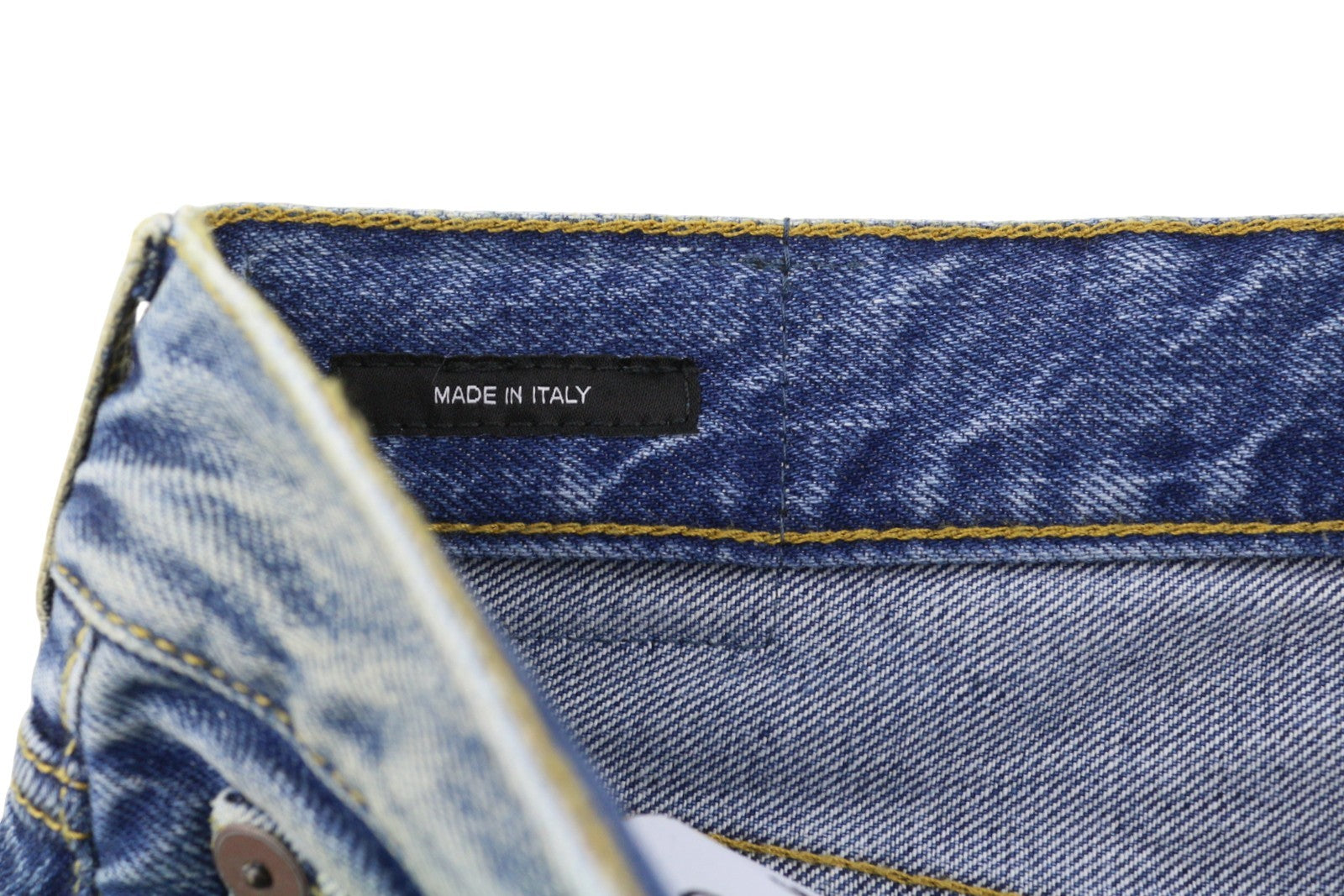 R13 Cuffed X-BF Women Jeans 26 Jasper Straight Distress Whiskers Faded Blue FW25