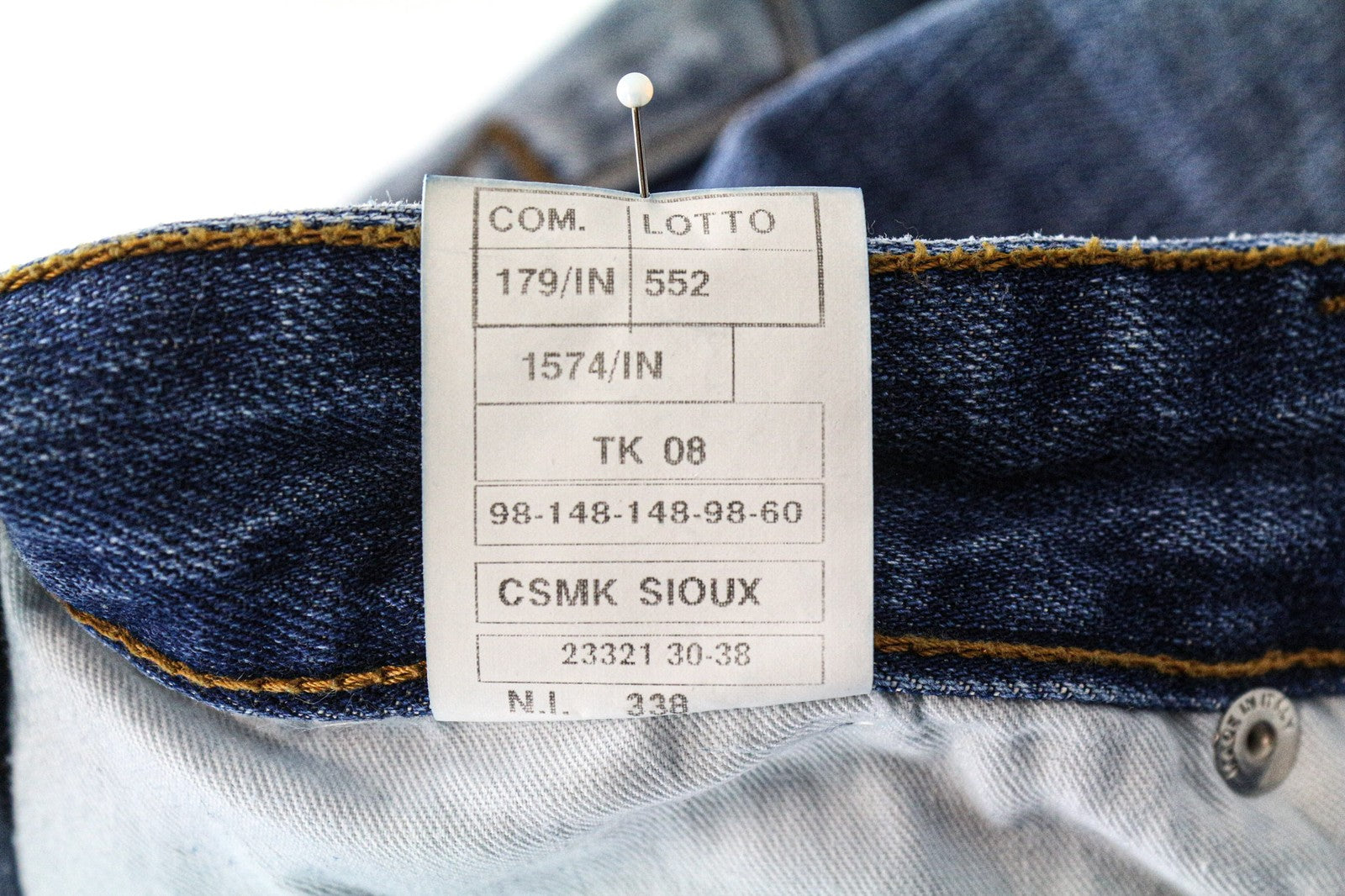 TAKESHY KUROSAWA Men's W34 Slim Blue Pure Cotton Distressed Washed Jeans Fit