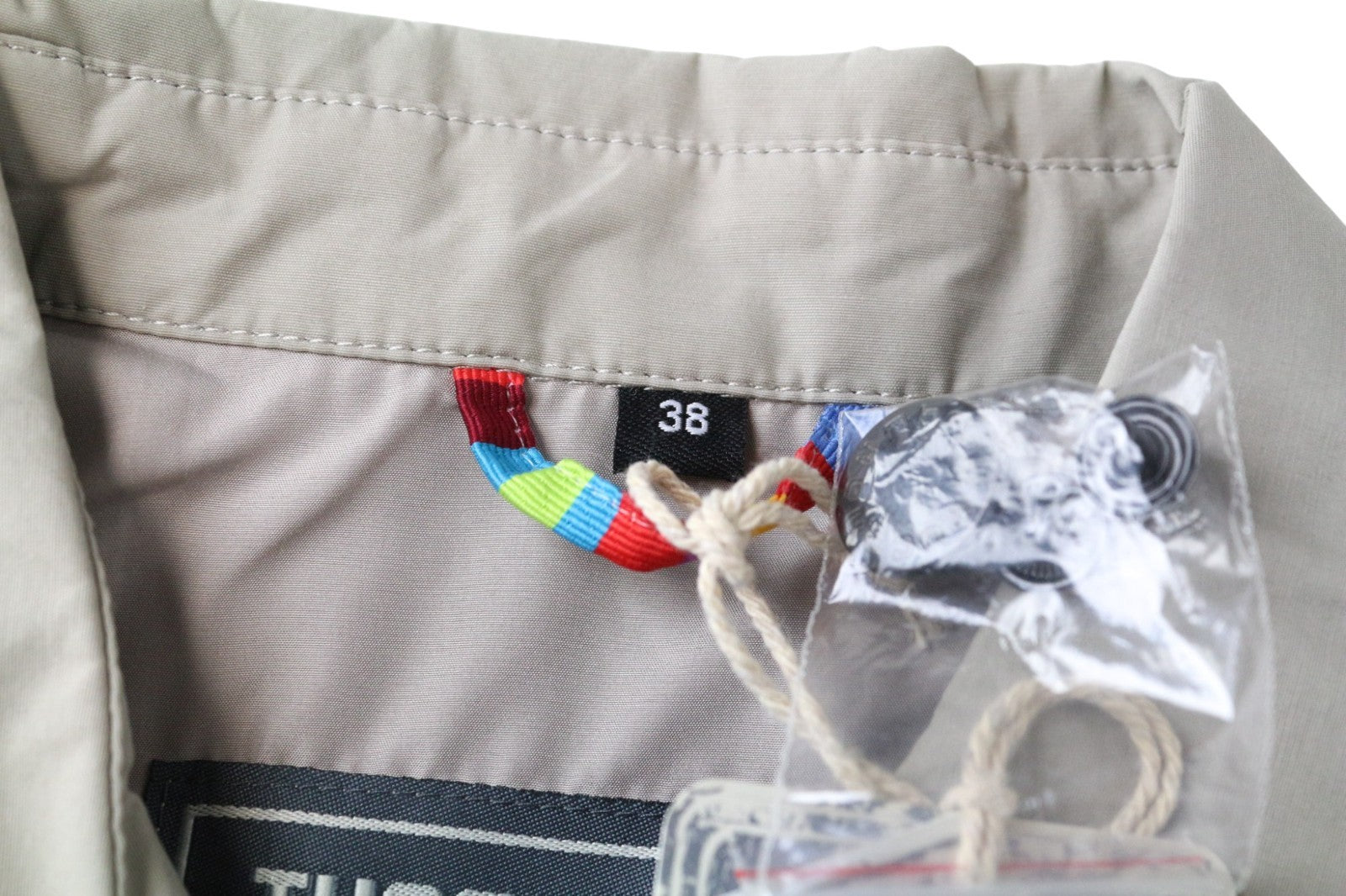 TUCANO URBANO Demetra Women's IT38 Beige Grey Cotton Moto Jacket Windproof