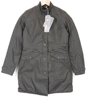 TUCANO URBANO Ksandra moteriška pilka IT40 medvilnės mišinio motociklininko striukė, atspari vandeniui 