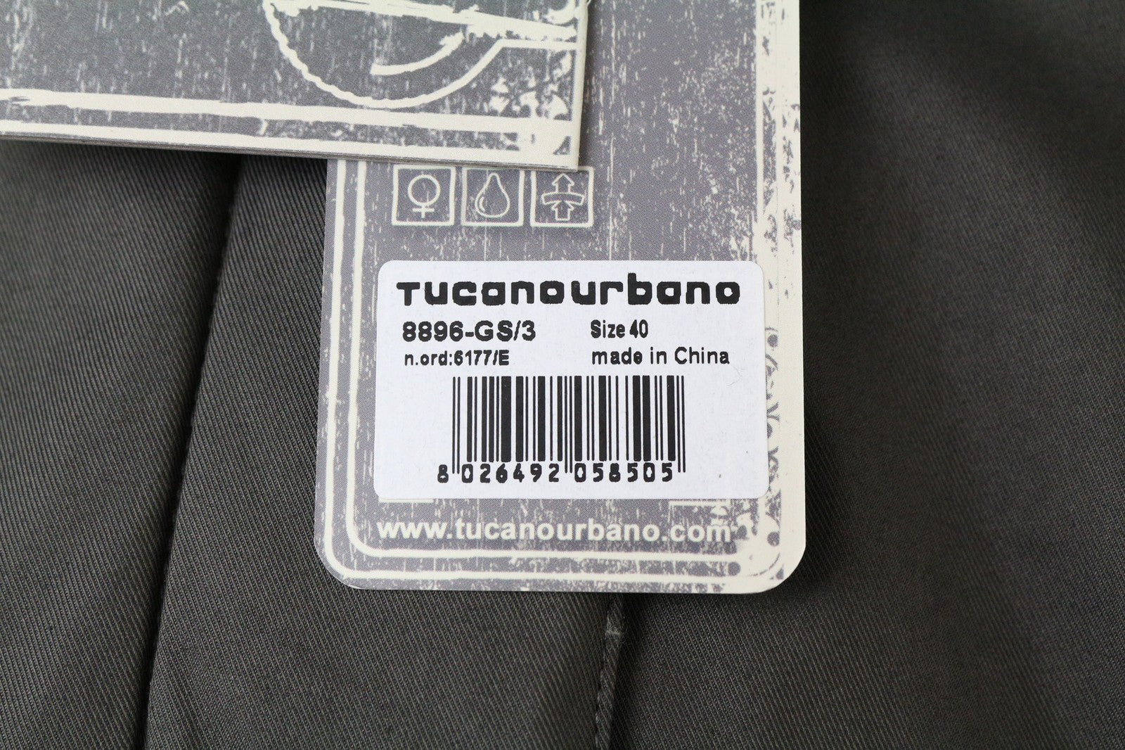 TUCANO URBANO Ksandra moteriška pilka IT40 medvilnės mišinio motociklininko striukė, atspari vandeniui 