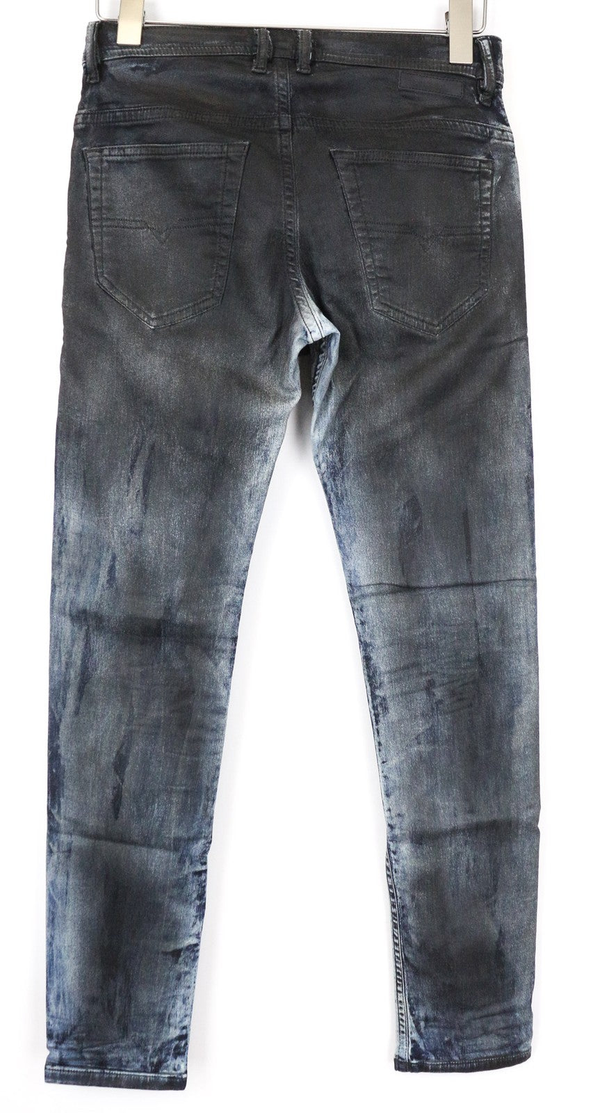 DIESEL Thommer CB-NE 086AZ Men's W26 Slim Grey Blue Sweat Jogg Stretch Jeans