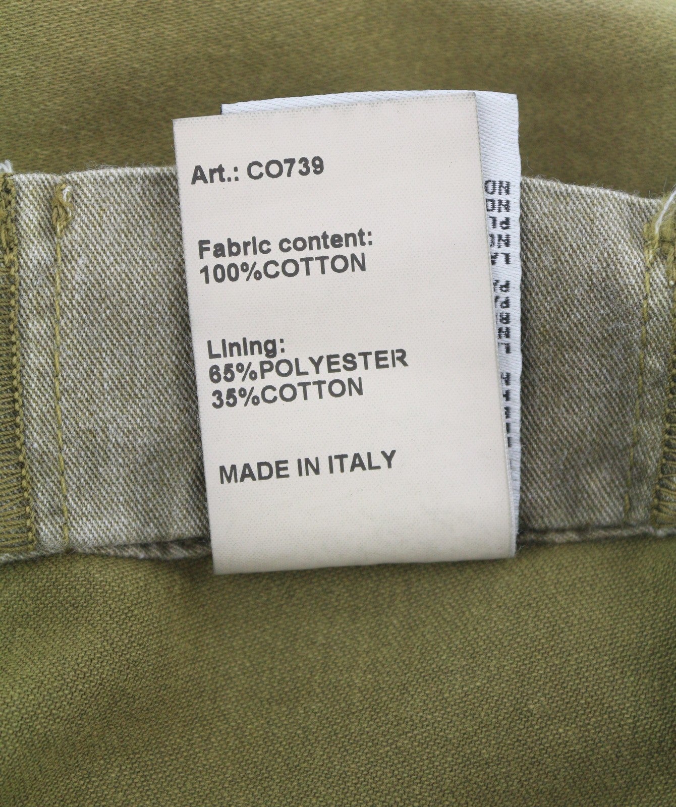 R13 Ankle Military Women Trousers 30 Olive Garment Dyed Moleskin FW25 RRP1199