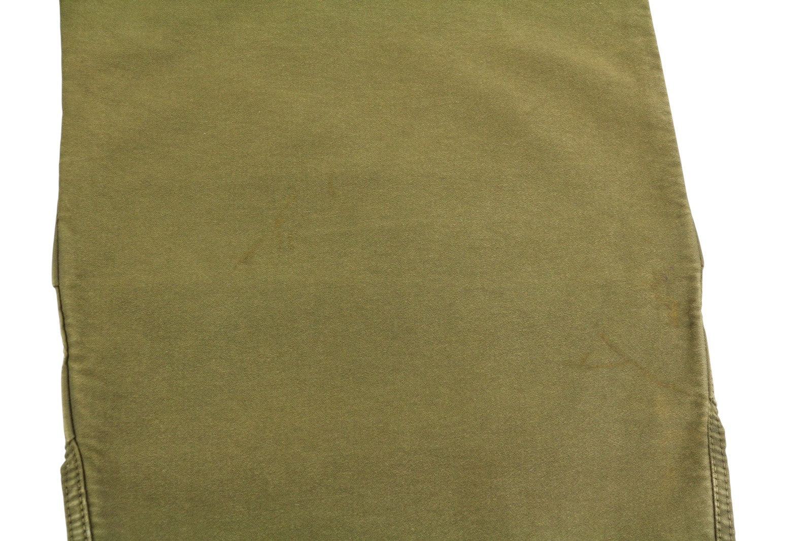 R13 Ankle Military Women Trousers 30 Olive Garment Dyed Moleskin FW25 RRP1199