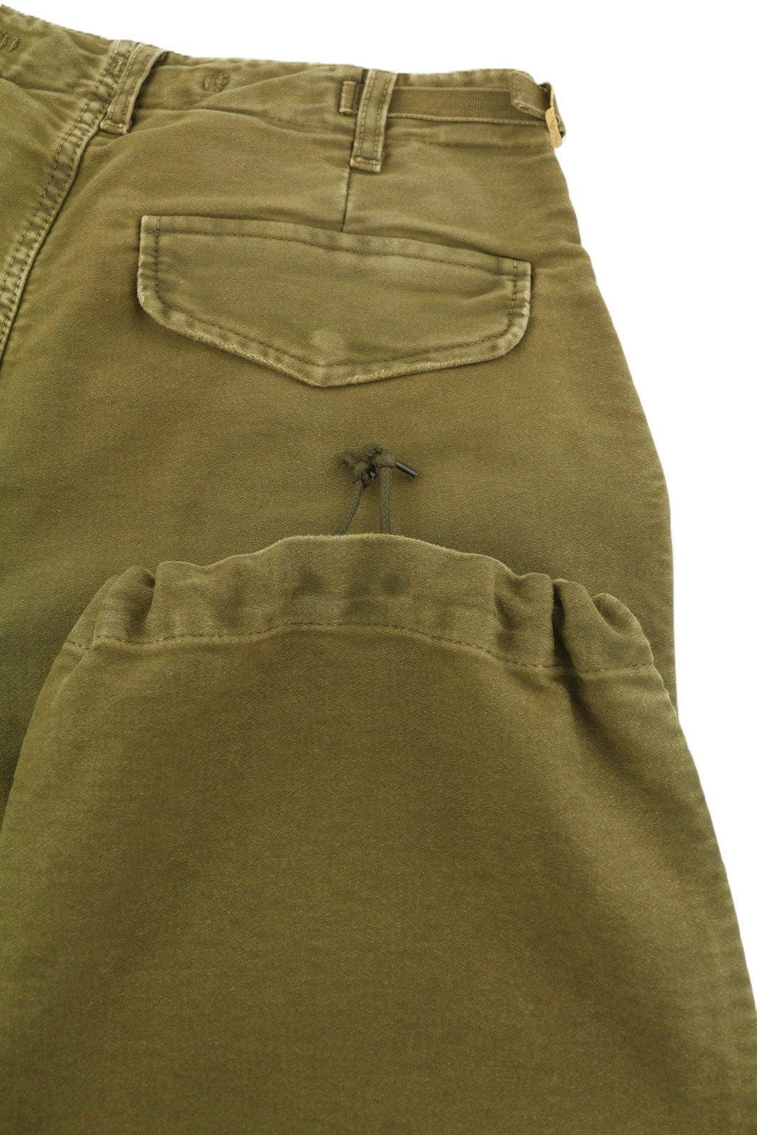 R13 Ankle Military Women Trousers 26 Olive Garment Dyed Cargo Zip FW25 RRP1199