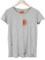 GOOD GENES Men's T-Shirt M Grey Melange Jersey Cotton Mix Crew Neck Tee