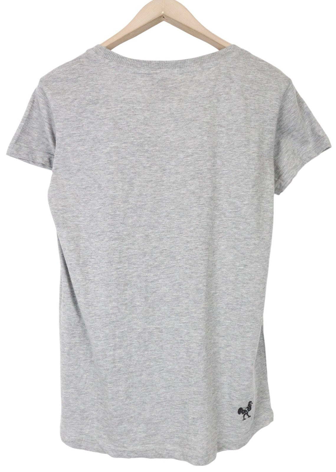 GOOD GENES Men's T-Shirt M Grey Melange Jersey Cotton Mix Crew Neck Tee