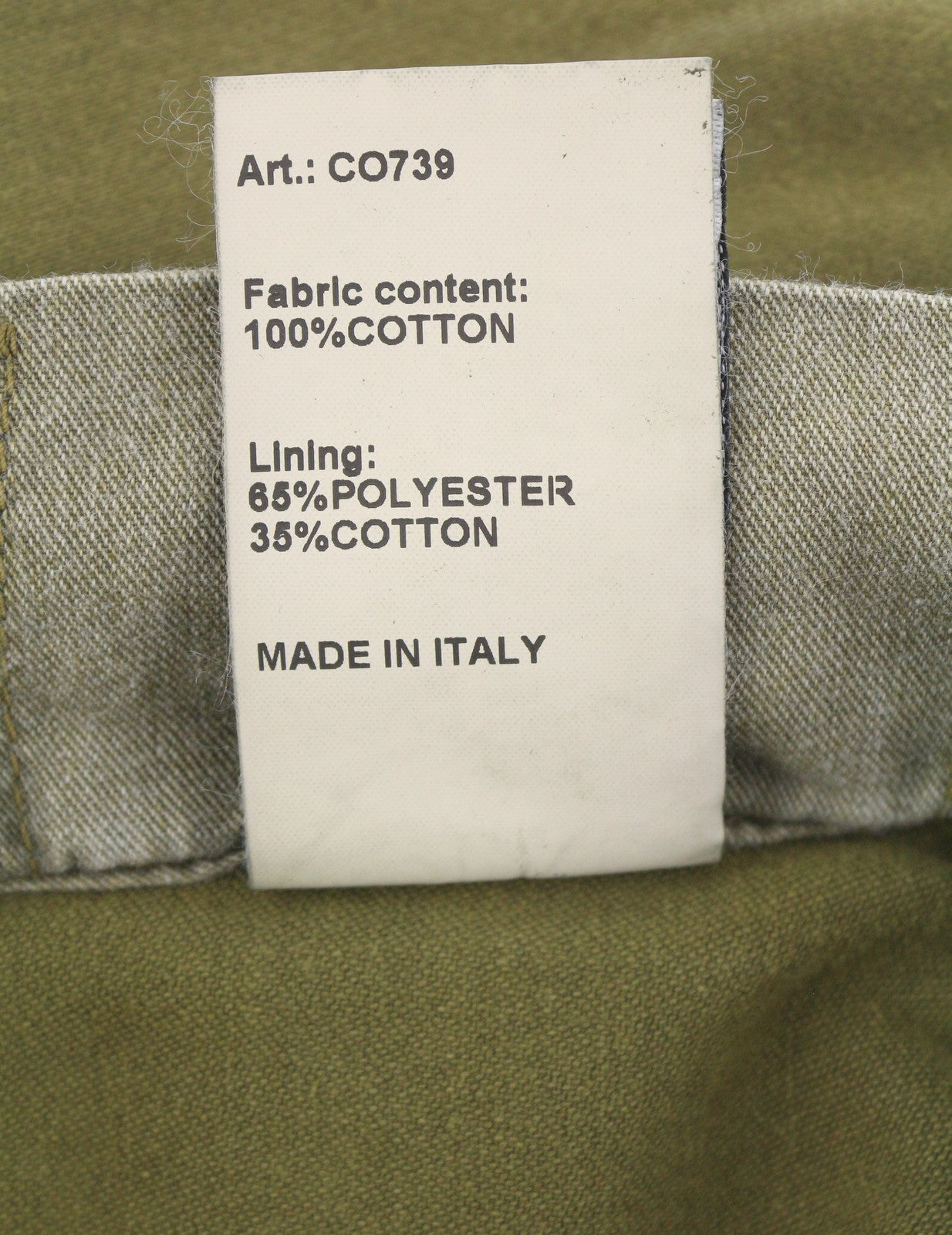 R13 Ankle Military Women Trousers 25 Olive Garment Dyed Cargo Zip FW25 RRP1199