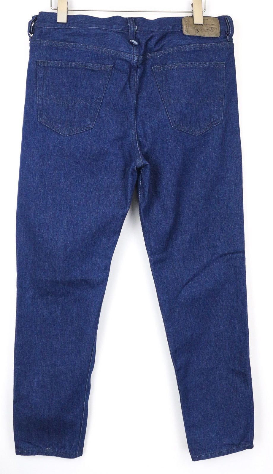 DIESEL Mharky 0078F vyriški džinsai W34 mėlyni, ploni, netempiami, su sagomis, aptempti 