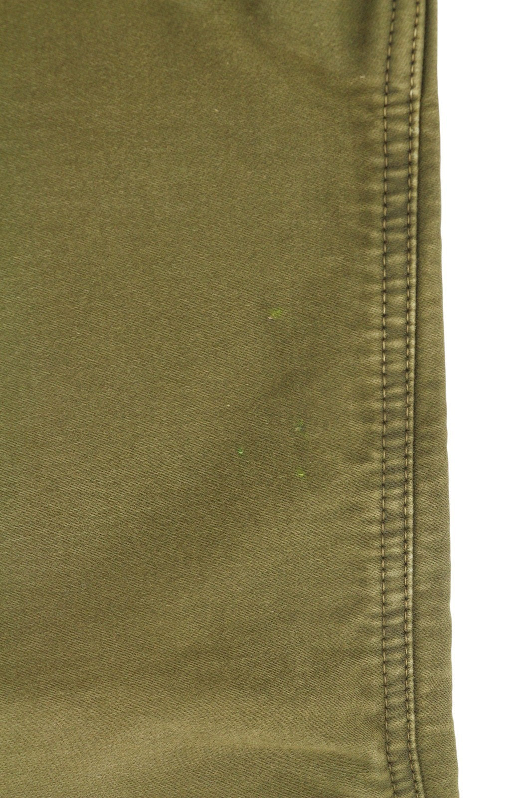 R13 Ankle Military Women Trousers 25 Olive Garment Dyed Moleskin FW25 RRP1199