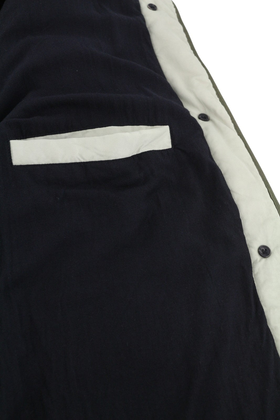 ALLSAINTS Foxi Liner Women Jacket EU42 Green Button-Up Quilted Crew Neck Pockets