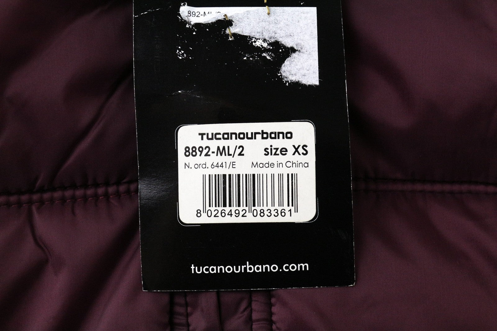 TUCANO URBANO Hot Dan Women's Jacket XS Purple Thermal Padded Windproof Vest