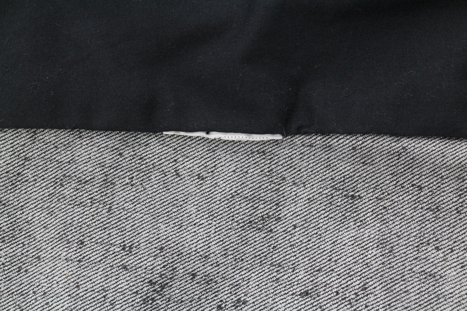 NUDIE JEANS Men Jacket ~M Black Button-Up High Neck Unlined Denim Look Dark