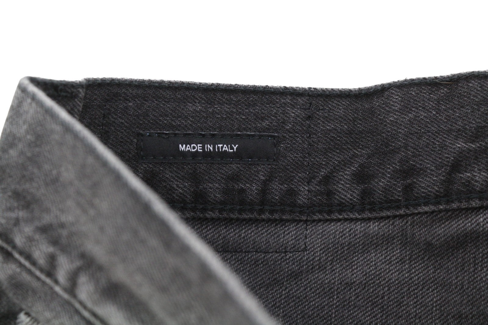 R13 Crop Wide Leg Women Jeans 24 Wilson Black Distress Cropped Zip PS25 RRP699