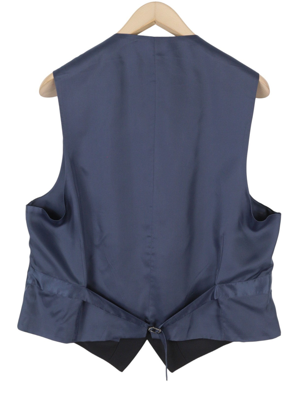 SUITSUPPLY Ferrara Men Waistcoat UK46S Dark Blue Wool Button-Up Formal Vest