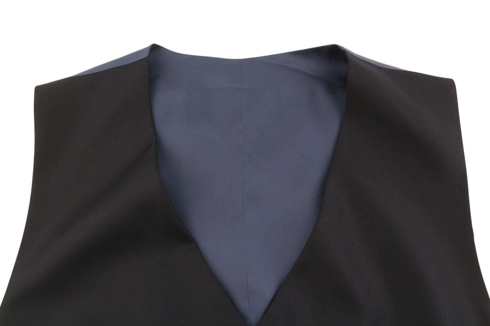 SUITSUPPLY Ferrara Men Waistcoat UK46S Dark Blue Wool Button-Up Formal Vest