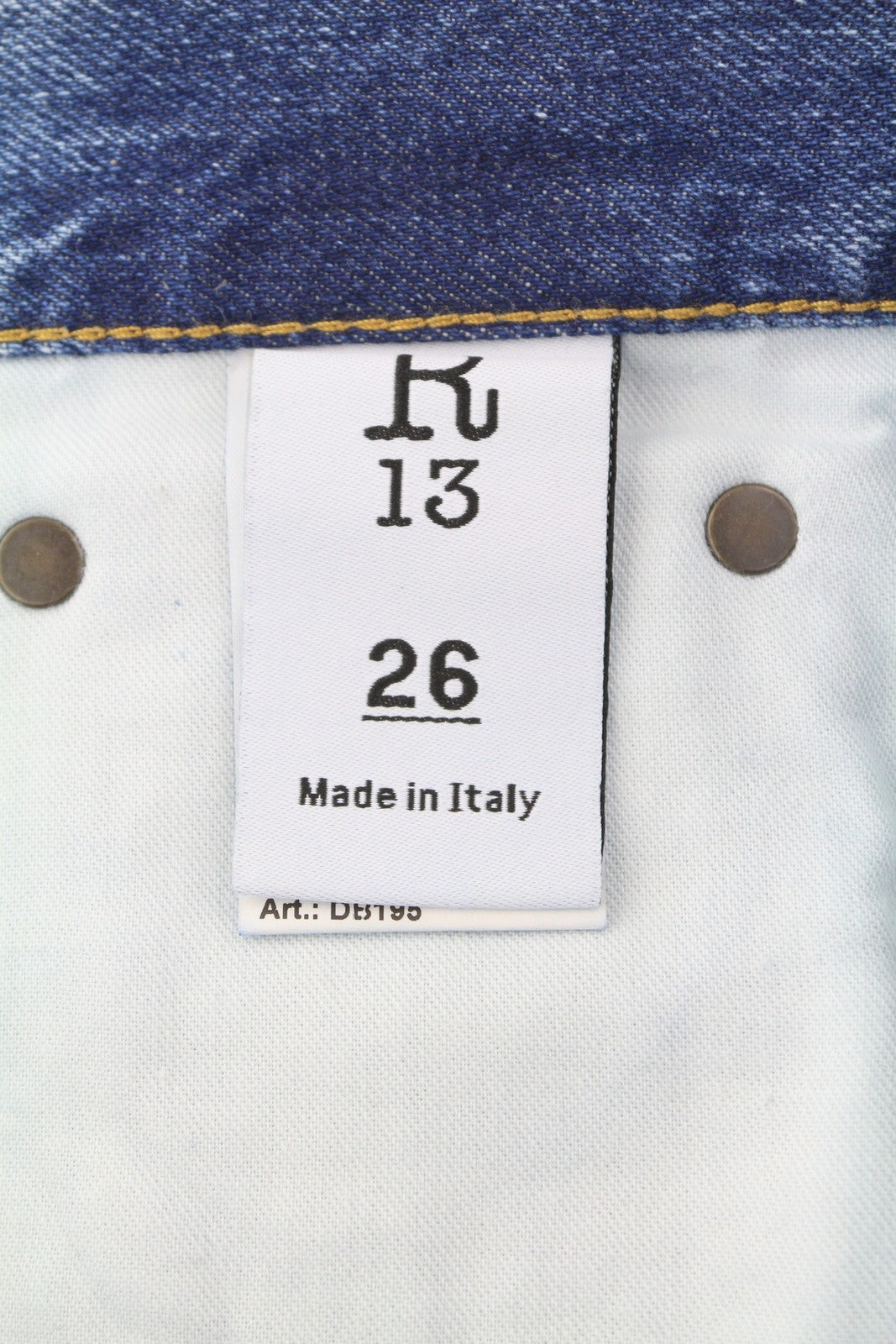 R13 Boyfriend Women Jeans 26 Jasper Straight Fit Whiskers Faded Ankle Blue PF25