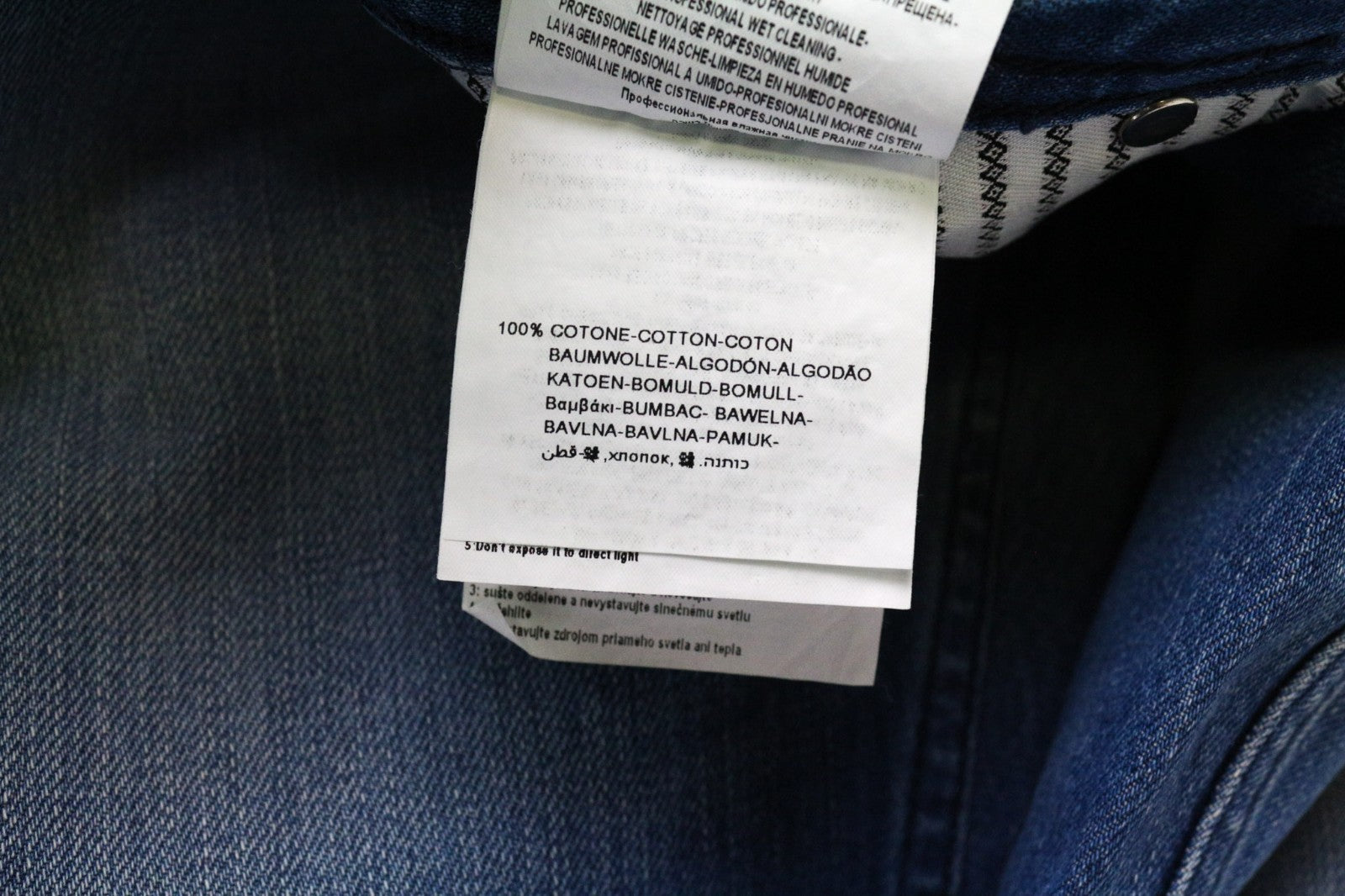 REPLAY Grover Men's Jeans W30/L34 Light Blue Straight Non-Stretch Button Fly