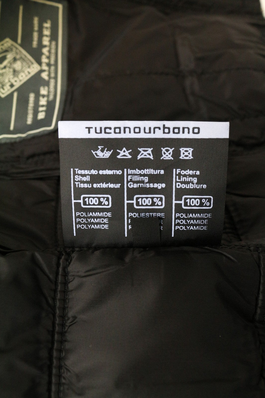 TUCANO URBANO moteriška striukė su žemu Dan slėgiu, IT38, juoda, su termoizoliacija ir vandeniui atsparia danga 