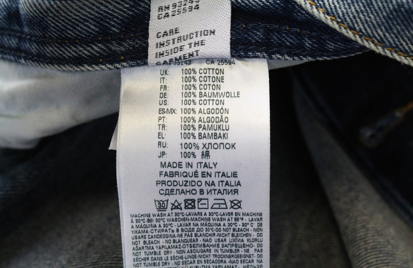 DIESEL Dagh-XP 084ZS Men's Jeans W34/L30 Straight Non-Stretch Blue Distressed