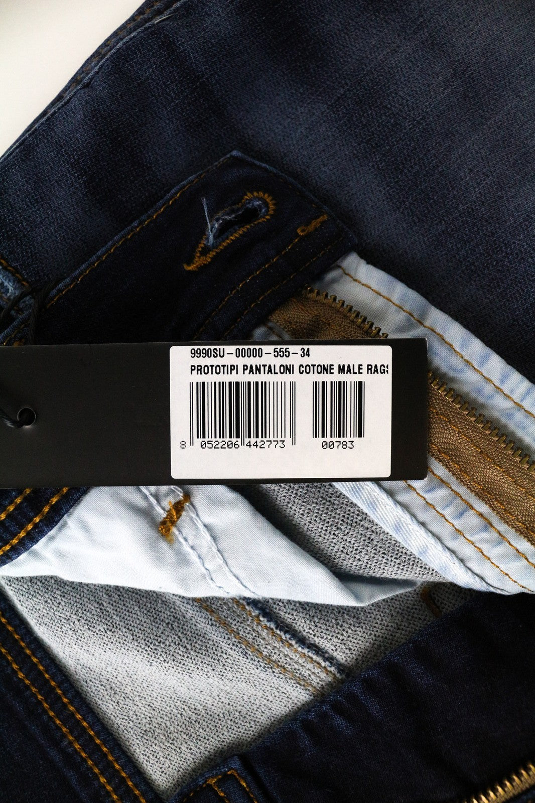 DIESEL KLY-NE 069JF Men's Jeans W32 Blue Jogg Sweat Stretch Distressed Taper