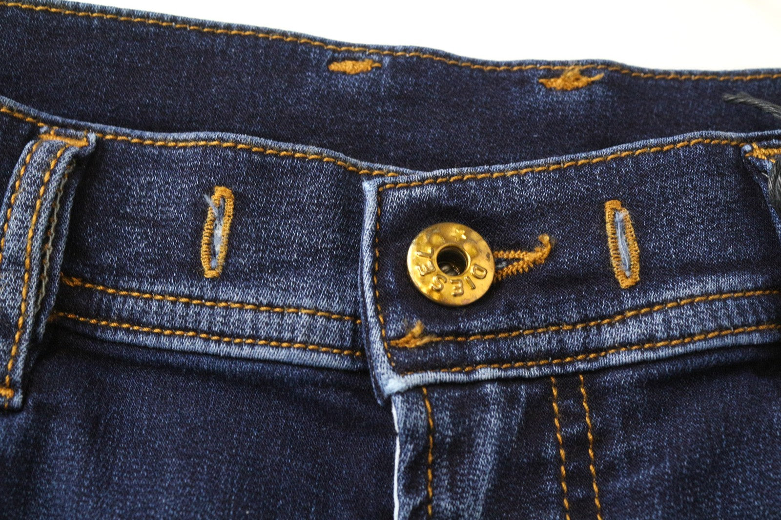 DIESEL KLY-NE 069JF Men's Jeans W32 Blue Jogg Sweat Stretch Distressed Taper