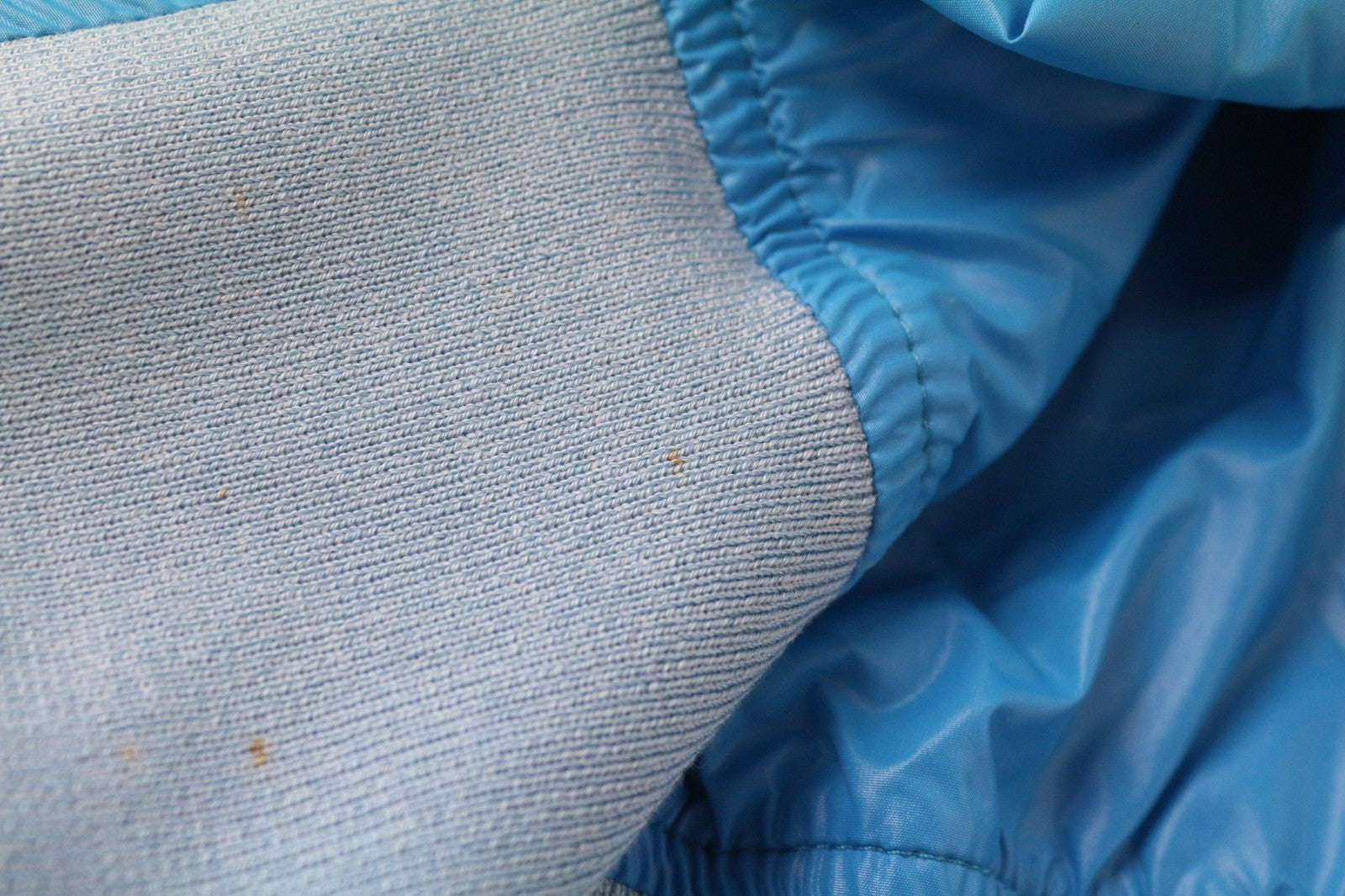 RICHMOND Men's Jacket IT48 Light Blue Hooded Windbreaker Double Zip Designer