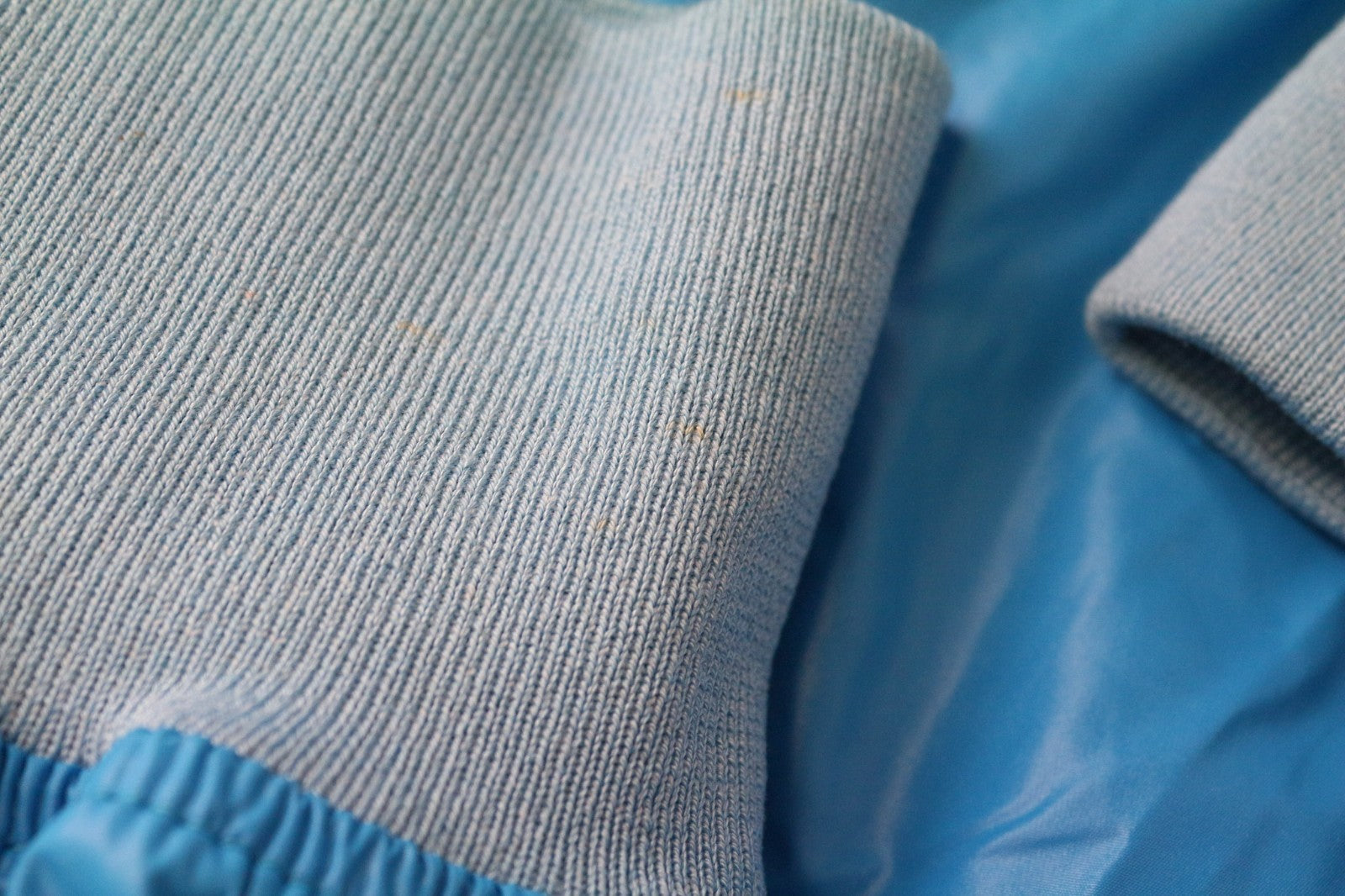 RICHMOND Men's Jacket IT48 Light Blue Hooded Windbreaker Double Zip Designer