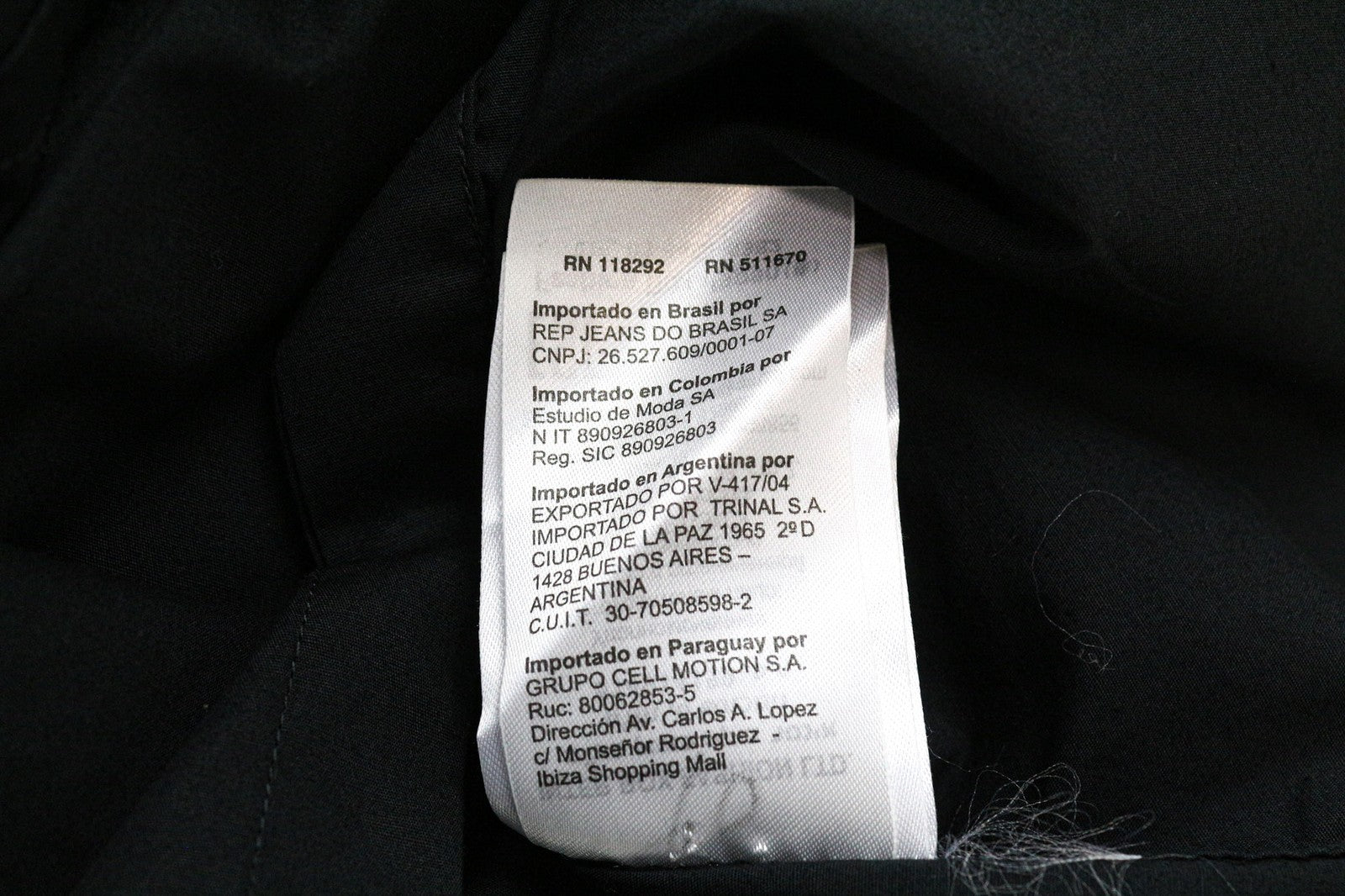 REPLAY Men's Shirt S Black Solid Stretch Cotton Blend Button-Up Spread Collar