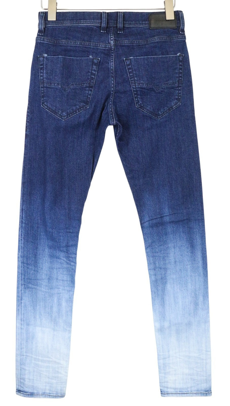 DIESEL Tepphar 084MM Men's Jeans W28/L32 Slim Carrot Blue Stretch Button Fly
