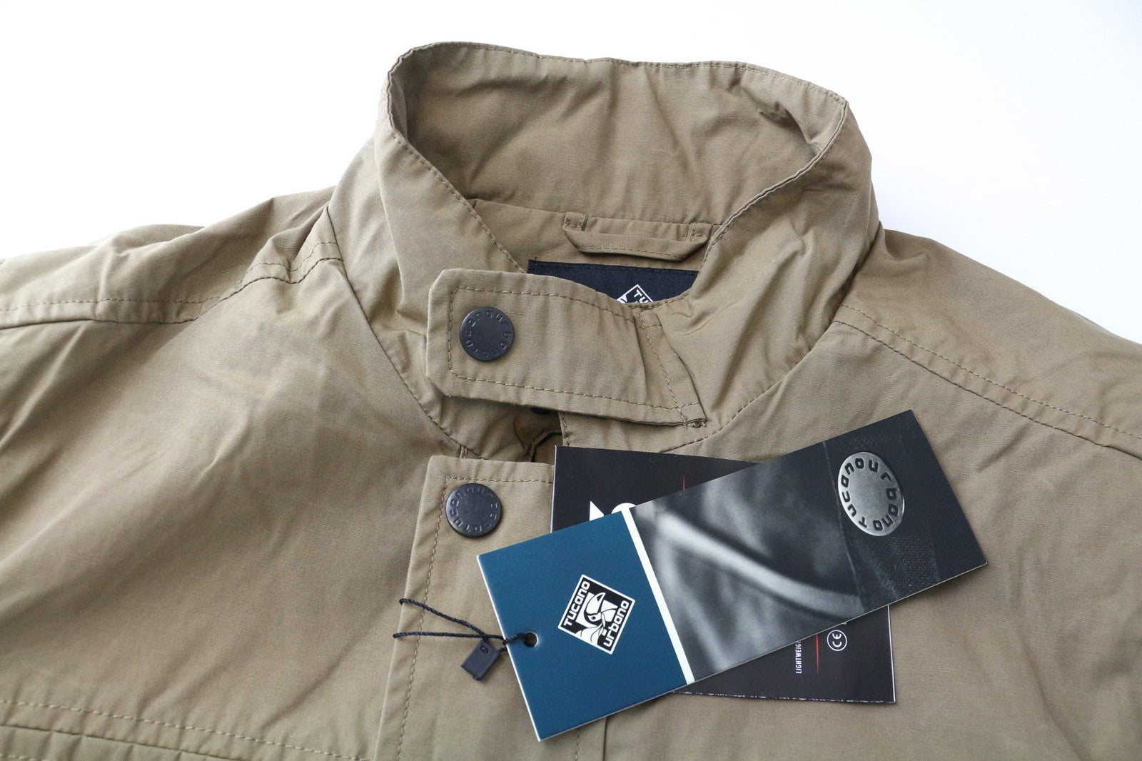 TUCANO URBANO Robert Men's Jacket IT48 Beige Water Repellent Breathable Moto