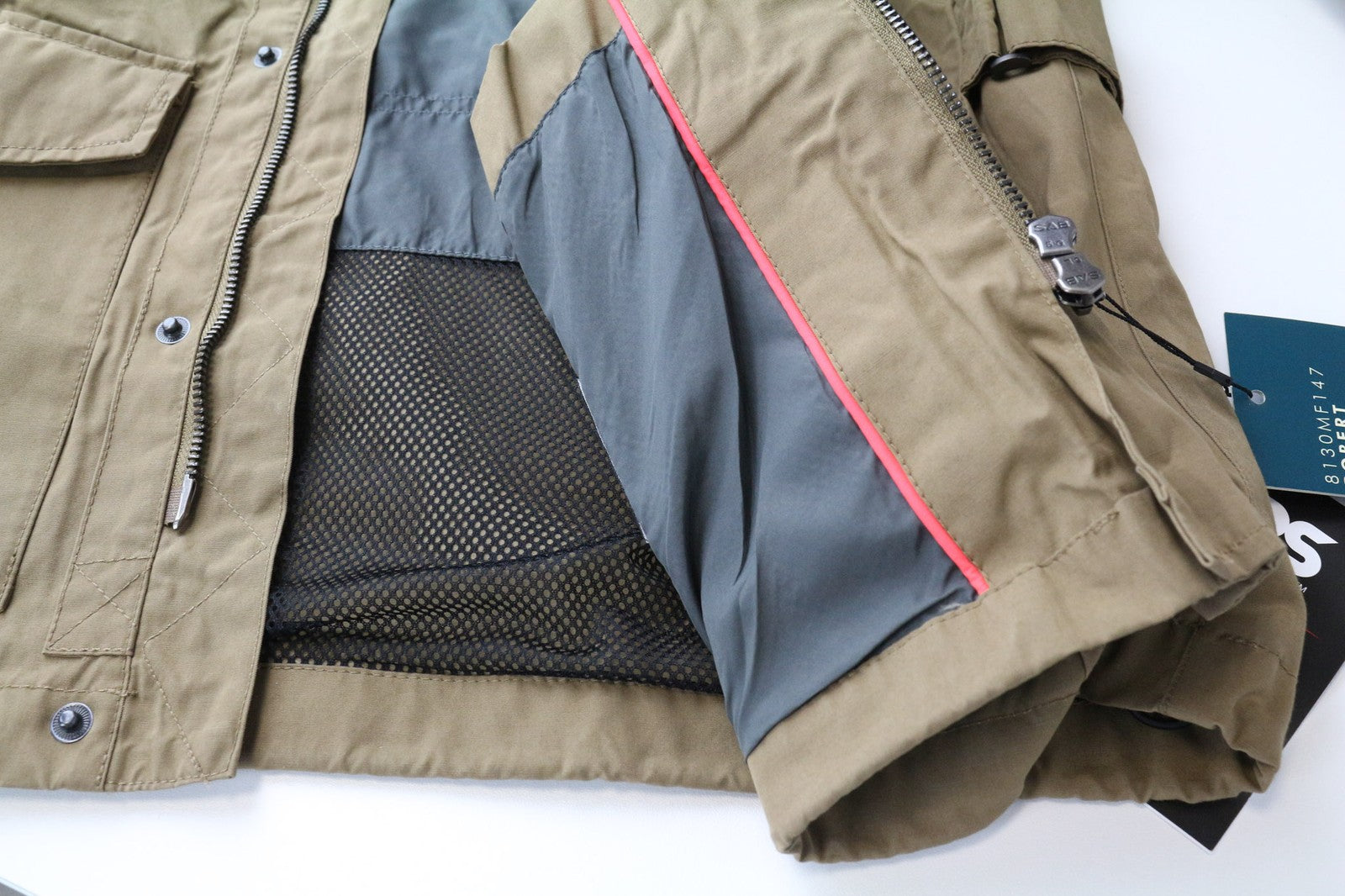 TUCANO URBANO Robert Men's Jacket IT48 Beige Water Repellent Breathable Moto