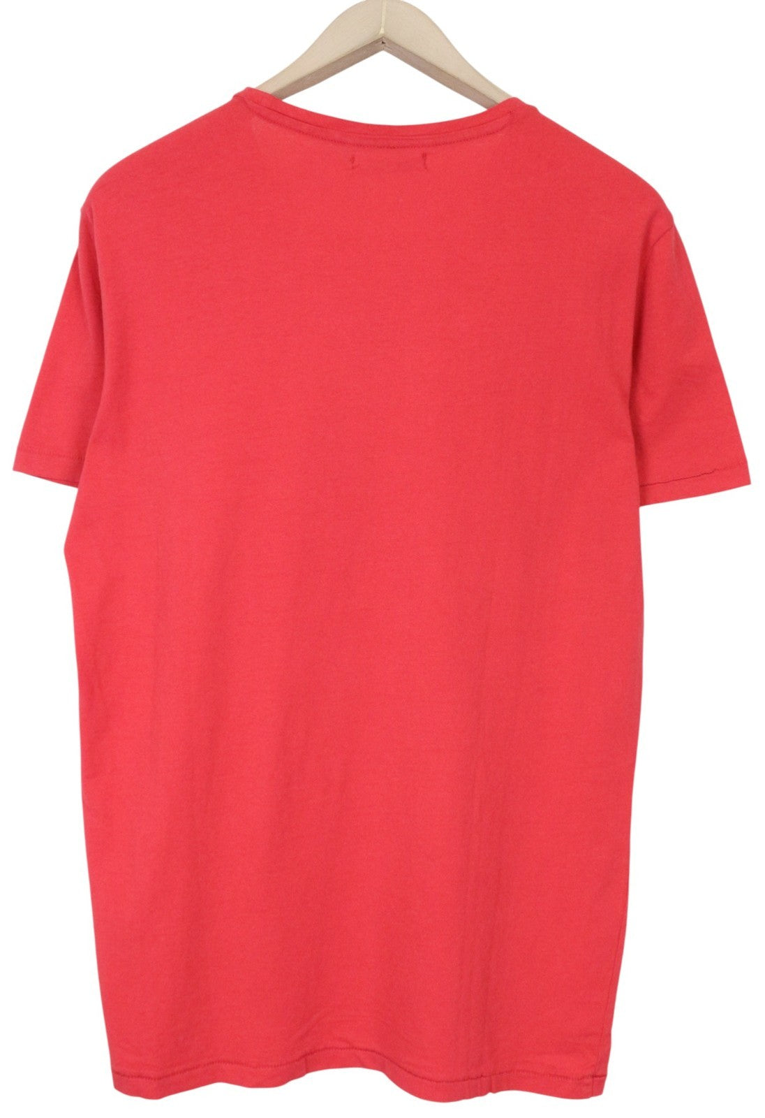 GAUDI JEANS Men's T-Shirt L Red Casual Cotton Short Sleeve Pullover Tee