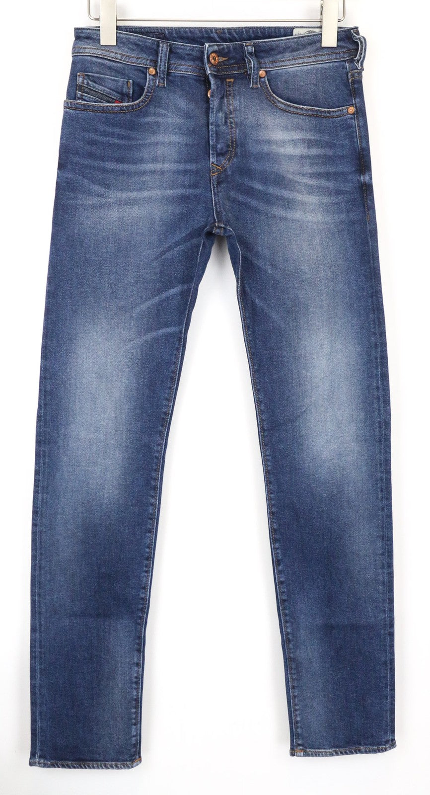 DIESEL Buster 084NS Men's Jeans W28/L32 Blue Slim Regular Tapered Fit Stretch