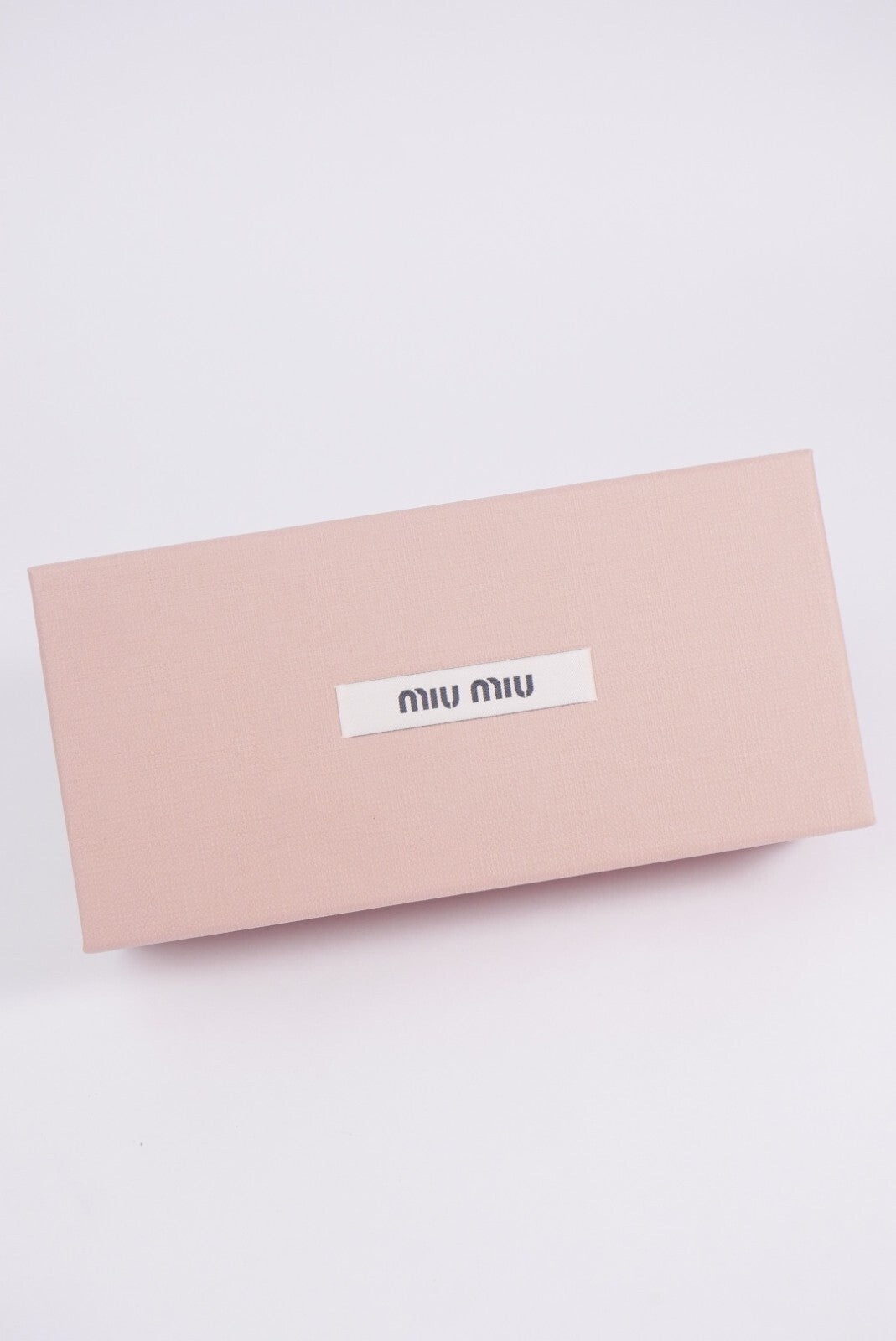 Miu Miu MU 50RV Eyeglasses Pale Gold Butterfly Frame Women Lens 140 Semi Rimless