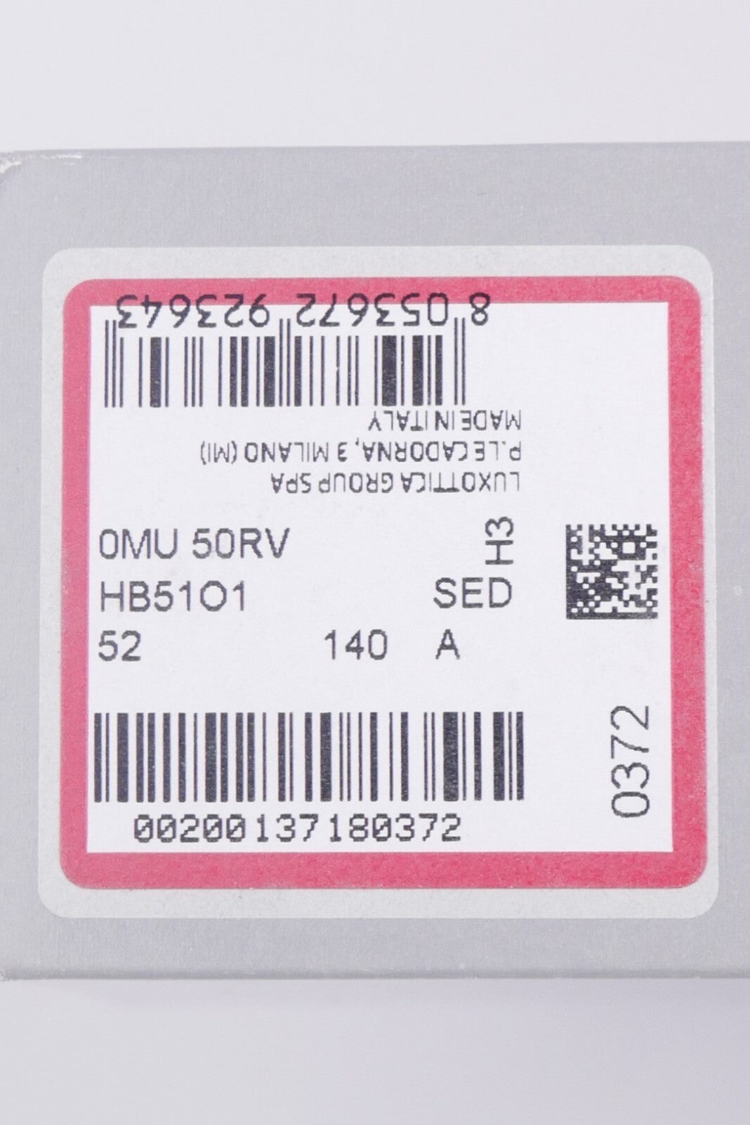 Miu Miu MU 50RV Eyeglasses Pale Gold Butterfly Frame Women Lens 140 Semi Rimless