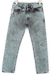 DIESEL D-Buster-CO 0TATP Men Jeans W27 Slim Fit Pure Cotton Blue Grey Wash