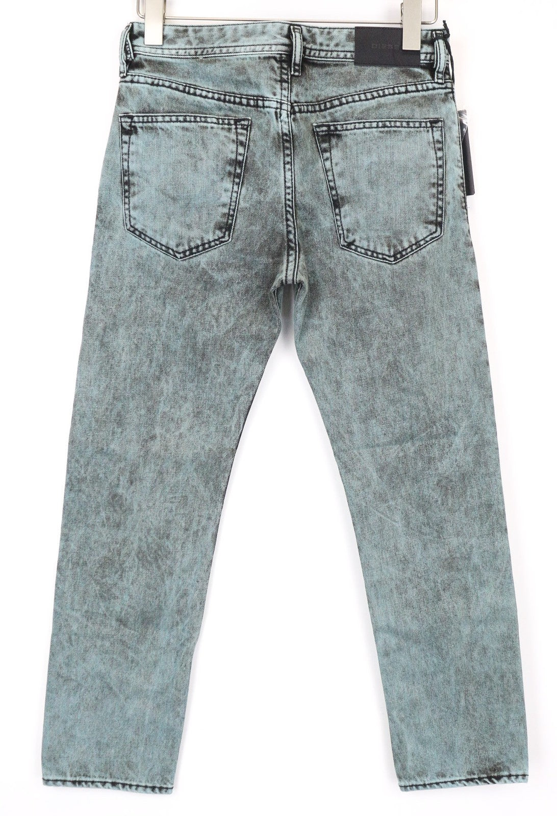 DIESEL D-Buster-CO 0TATP Men Jeans W27 Slim Fit Pure Cotton Blue Grey Wash