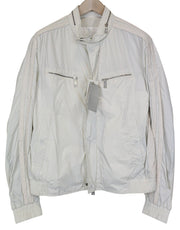 RICHMOND Men's Jacket 50 Off-White Light Casual Zip Long Sleeve Streetwear