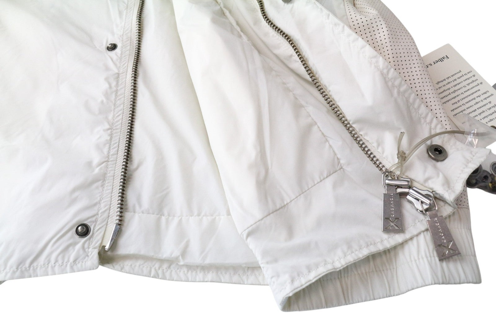 RICHMOND Men's Jacket 58 Off-White Lightweight Multi Pocket Casual Zipped