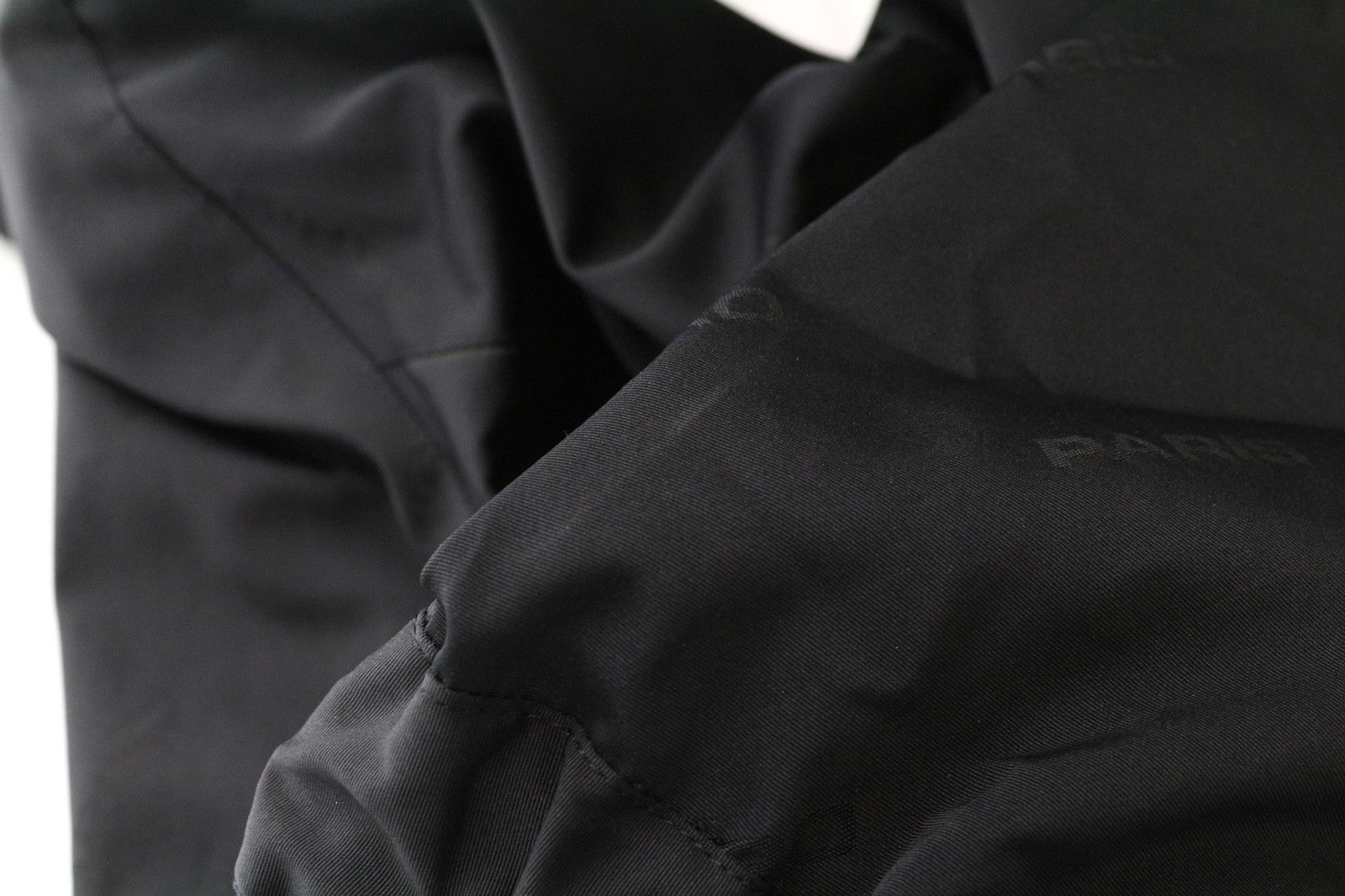 SANDRO Diagonal Men's Jacket M Black Hooded Zip Lightweight Casual Layer