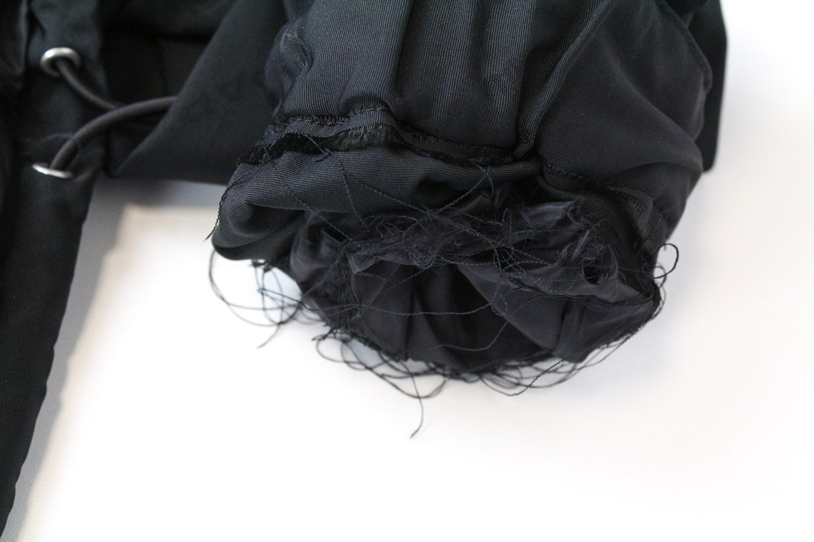 SANDRO Diagonal Men's Jacket M Black Hooded Zip Lightweight Casual Layer