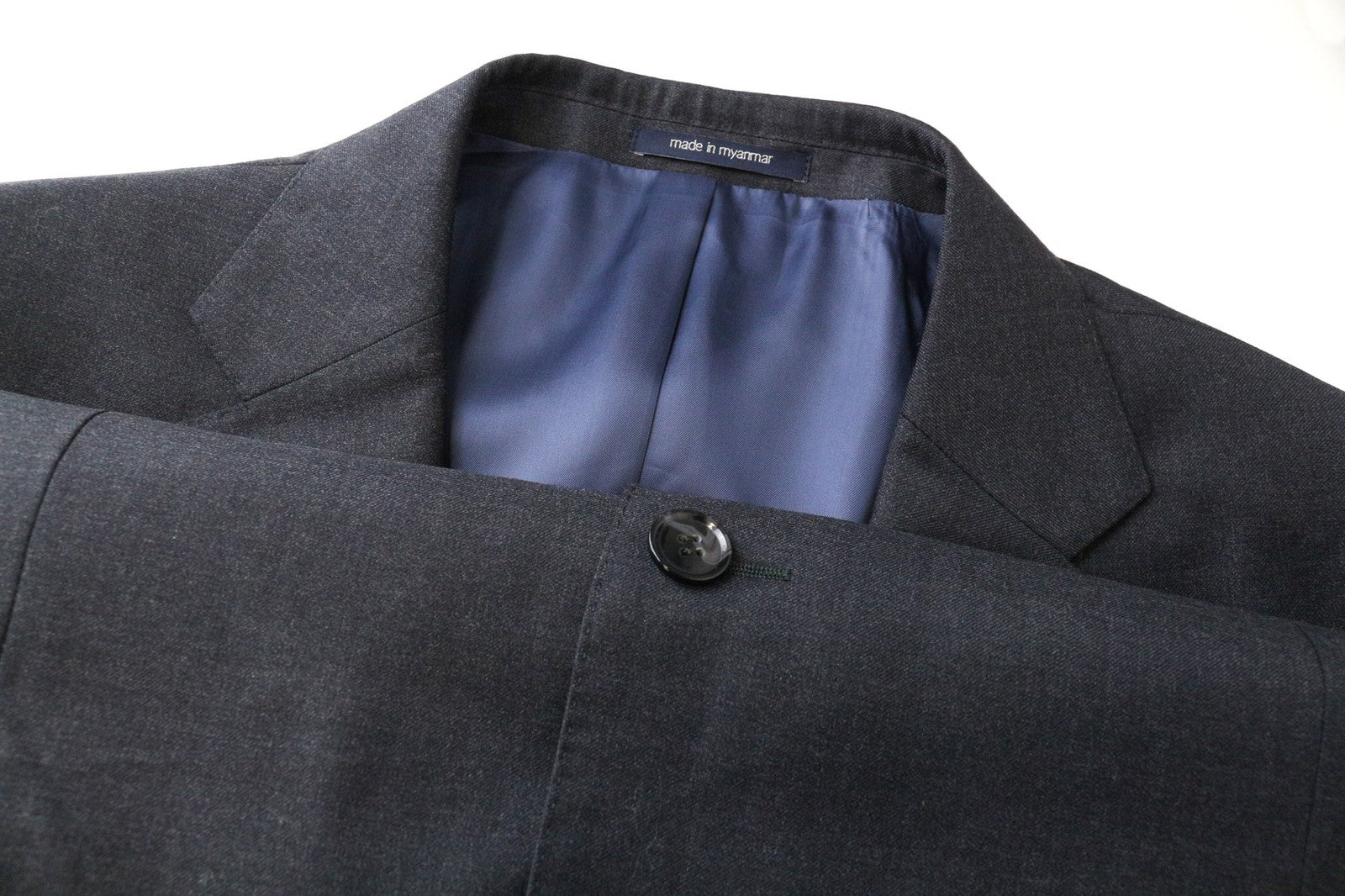 SUITSUPPLY Napoli Men's Blazer UK46R Grey Wool Super 110's Classic Formal