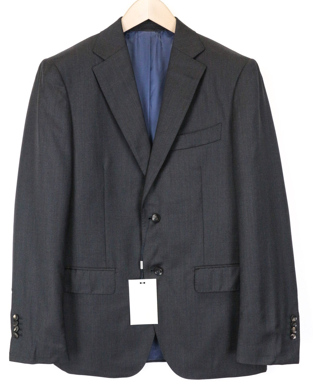 SUITSUPPLY Napoli Men's Blazer UK38R Grey Wool Super 110's Lined Smart Fit