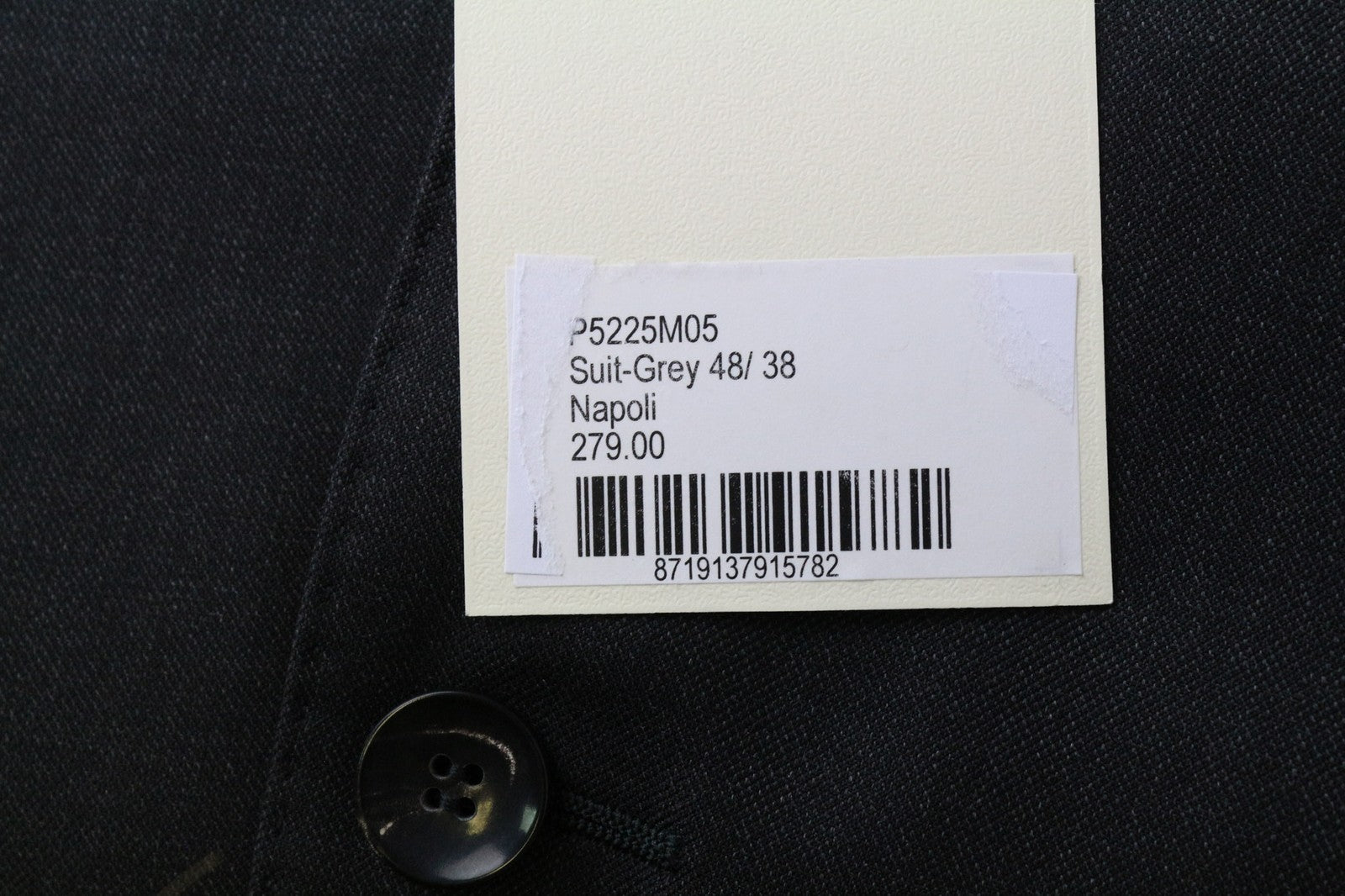 SUITSUPPLY Napoli Men's Blazer UK38R Grey Wool Super 110's Lined Smart Fit